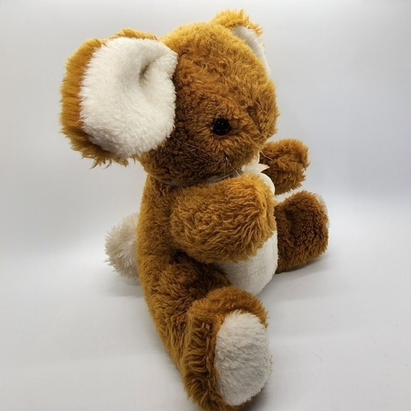 Vintage New York Merchandise Co Brown Bunny Rabbit Red eyes no neck floppy ears - Picture 7 of 12